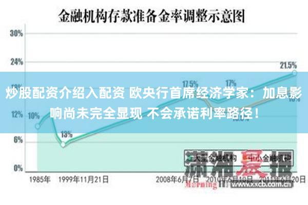 炒股配资介绍入配资 欧央行首席经济学家：加息影响尚未完全显现 不会承诺利率路径！