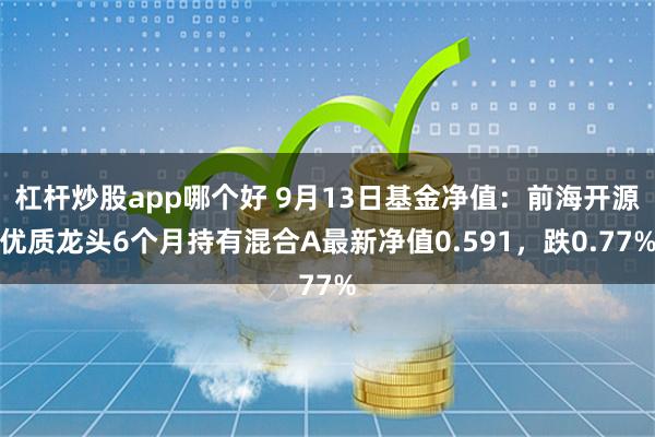 杠杆炒股app哪个好 9月13日基金净值：前海开源优质龙头6个月持有混合A最新净值0.591，跌0.77%