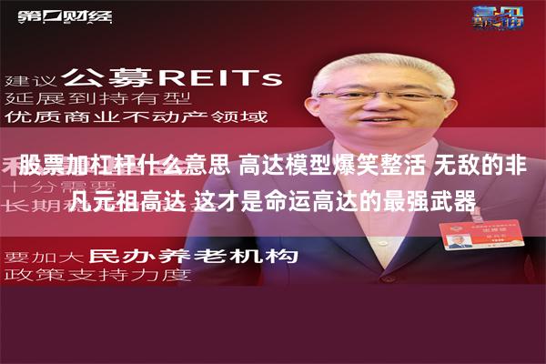 股票加杠杆什么意思 高达模型爆笑整活 无敌的非凡元祖高达 这才是命运高达的最强武器