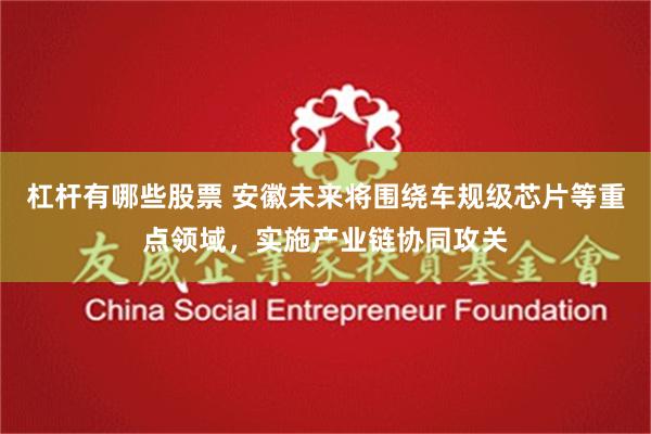 杠杆有哪些股票 安徽未来将围绕车规级芯片等重点领域，实施产业链协同攻关
