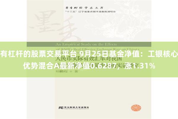 有杠杆的股票交易平台 9月25日基金净值：工银核心优势混合A最新净值0.6287，涨1.31%