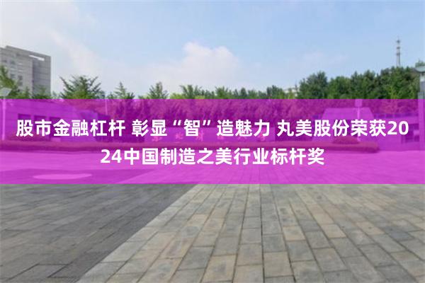 股市金融杠杆 彰显“智”造魅力 丸美股份荣获2024中国制造之美行业标杆奖