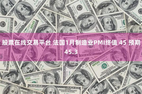 股票在线交易平台 法国1月制造业PMI终值 45 预期45.3